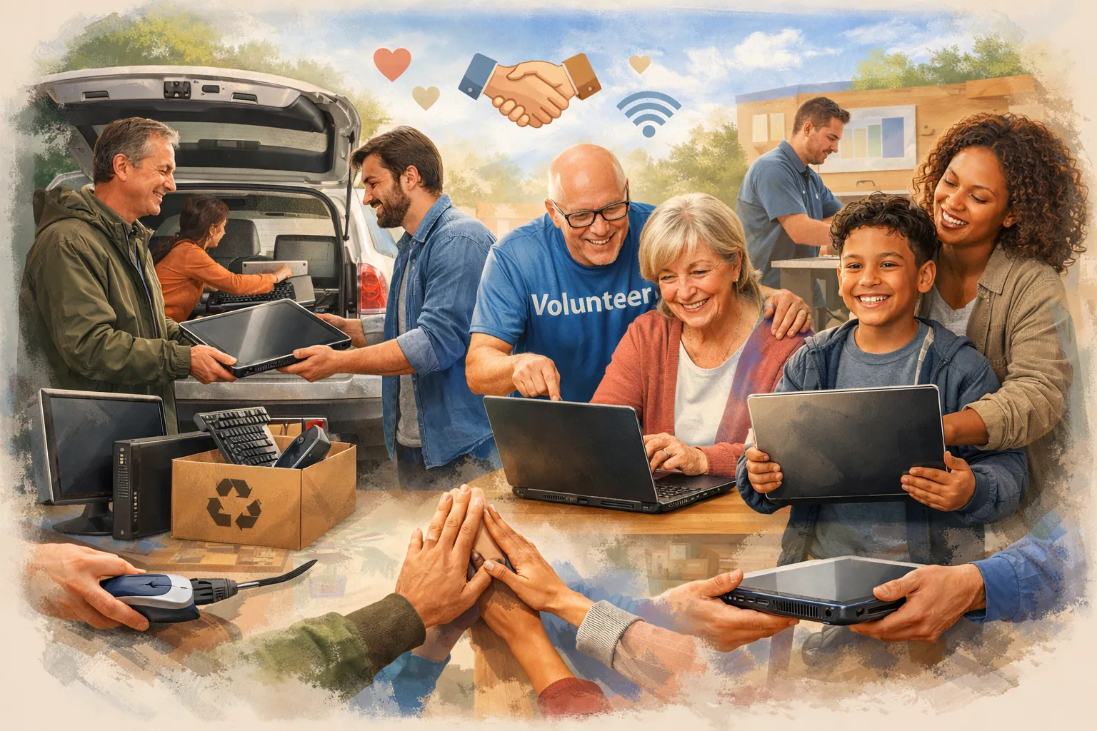 Bild: Gemeinsam für die Gemeinschaft